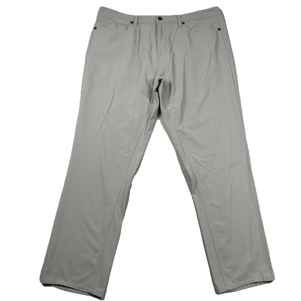 Olivers Pants Mens 36x30 Passage Performance Chino Flat Taper City Modern Tan
